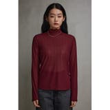 シアーリブハイネックトップス | AZUL BY MOUSSY | 詳細画像25 