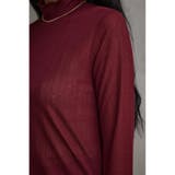 シアーリブハイネックトップス | AZUL BY MOUSSY | 詳細画像29 