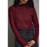 BRD | シアーリブハイネックトップス | AZUL BY MOUSSY