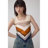 柄NVY5 | 幾何柄大判スカーフ | AZUL BY MOUSSY