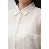 SHEER LONG SHIRT | AZUL BY MOUSSY | 詳細画像8 