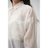 SHEER LONG SHIRT | AZUL BY MOUSSY | 詳細画像9 