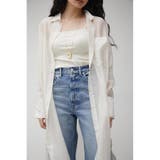 IVOY3 | SHEER LONG SHIRT | AZUL BY MOUSSY