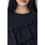フリルデザインカットトップス | AZUL BY MOUSSY | 詳細画像15