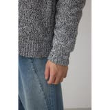 ガーターボアジップニット フーディー | AZUL BY MOUSSY | 詳細画像26 