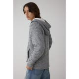 ガーターボアジップニット フーディー | AZUL BY MOUSSY | 詳細画像18