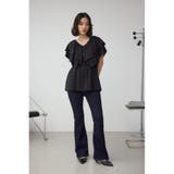 ラッフルペプラムブラウス | AZUL BY MOUSSY | 詳細画像14 