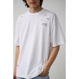 O/WHT1 | ピグメントダメージTシャツ | AZUL BY MOUSSY