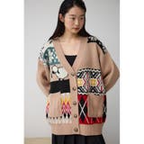 パッチワークカーディガン | AZUL BY MOUSSY | 詳細画像2 