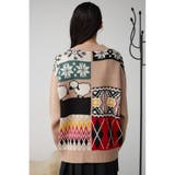 パッチワークカーディガン | AZUL BY MOUSSY | 詳細画像6 