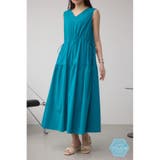 BLU | C/T撥水ティアードドロストワンピース | AZUL BY MOUSSY