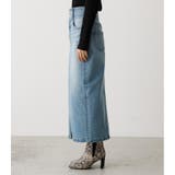 HIGH WAIST SLIT DENIM SK ２ | AZUL BY MOUSSY | 詳細画像36 