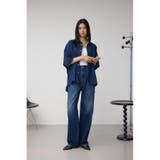 C/T冷感イージーワイドデニム | AZUL BY MOUSSY | 詳細画像14 