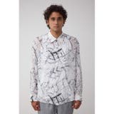 シアーマーブル総柄シャツ | AZUL BY MOUSSY | 詳細画像5 