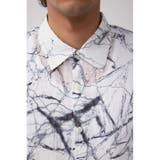 シアーマーブル総柄シャツ | AZUL BY MOUSSY | 詳細画像8 