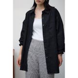 BLK | コットンリネンバックデザインシャツ | AZUL BY MOUSSY