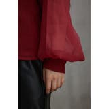 袖シアー袖リブトップス | AZUL BY MOUSSY | 詳細画像40 