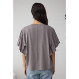 ラッフルスリーブロゴTシャツ | AZUL BY MOUSSY | 詳細画像35 