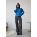 AZUL DENIM 起毛ツイルレオパードデニム | AZUL BY MOUSSY | 詳細画像3 