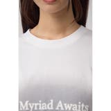 グラデーションロゴルーズロングTシャツ | AZUL BY MOUSSY | 詳細画像8 