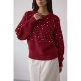 BRD | パールビジューニットトップス | AZUL BY MOUSSY