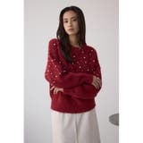 パールビジューニットトップス | AZUL BY MOUSSY | 詳細画像22