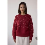 パールビジューニットトップス | AZUL BY MOUSSY | 詳細画像24