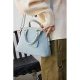 L/BLU1 | デニムダブルジッパーハンドバッグ | AZUL BY MOUSSY