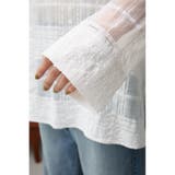 シアースキッパーブラウス | AZUL BY MOUSSY | 詳細画像9 