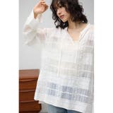 シアースキッパーブラウス | AZUL BY MOUSSY | 詳細画像1 