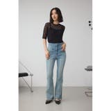 AZUL DENIM ハイウエストボタンフレアデニム | AZUL BY MOUSSY | 詳細画像15