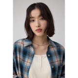 アソートフリンジチェックシャツ | AZUL BY MOUSSY | 詳細画像17 
