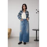アソートフリンジチェックシャツ | AZUL BY MOUSSY | 詳細画像19
