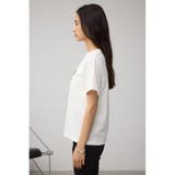 C/T冷感レースロゴTシャツ | AZUL BY MOUSSY | 詳細画像5 