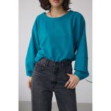 BLU | ボートネックカットトップス | AZUL BY MOUSSY