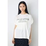 フレンチスリーブロゴプリントT | AZUL BY MOUSSY | 詳細画像2