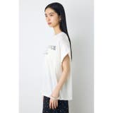 フレンチスリーブロゴプリントT | AZUL BY MOUSSY | 詳細画像5