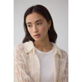 シアーチュールフリンジシャツ | AZUL BY MOUSSY | 詳細画像2