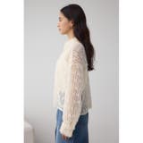 シアーチュールフリンジシャツ | AZUL BY MOUSSY | 詳細画像6