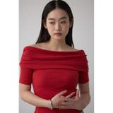 オフショルダーリブトップス | AZUL BY MOUSSY | 詳細画像31 
