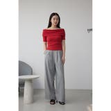 オフショルダーリブトップス | AZUL BY MOUSSY | 詳細画像33 