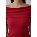 オフショルダーリブトップス | AZUL BY MOUSSY | 詳細画像37 