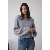 ドロストリングスパンコールラメニット | AZUL BY MOUSSY | 詳細画像33