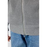 スタンドカラーWジップニット | AZUL BY MOUSSY | 詳細画像39 