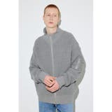 スタンドカラーWジップニット | AZUL BY MOUSSY | 詳細画像28 