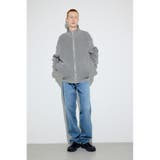 スタンドカラーWジップニット | AZUL BY MOUSSY | 詳細画像30 