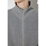 スタンドカラーWジップニット | AZUL BY MOUSSY | 詳細画像34 