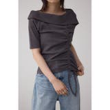 C.GRY | スクエアネックドロストカットトップス | AZUL BY MOUSSY