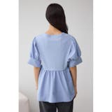 袖カフスペプラムトップス | AZUL BY MOUSSY | 詳細画像34