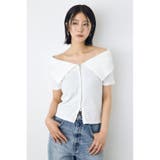 ダブルジップオフショルトップス | AZUL BY MOUSSY | 詳細画像1 